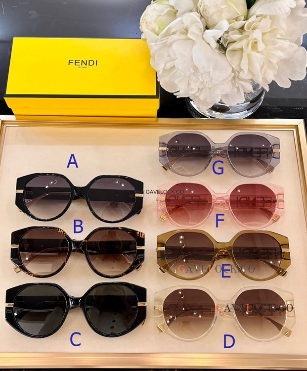 High Quality Fenddi Sunglasses Graduated Lens fe40083u